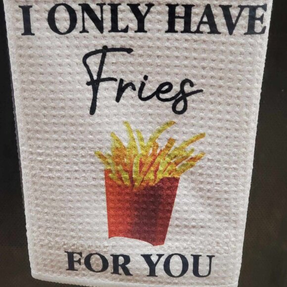 3 pc Foodie Kitchen Towel set - Picture 4 of 4